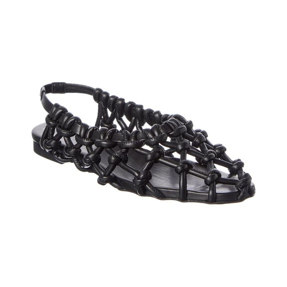 Odissi Braided Flat, Black